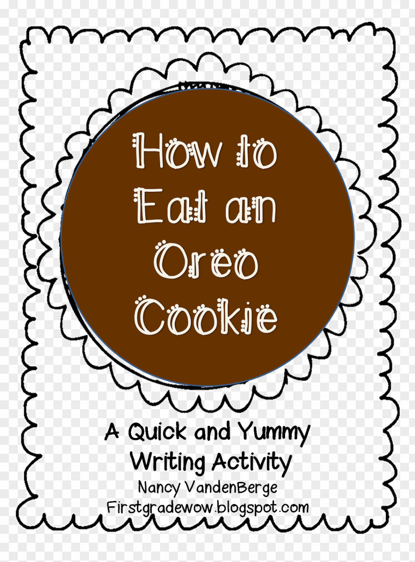 Descriptive Writing Ideas Grade 2 Reading Oreo Paper First PNG