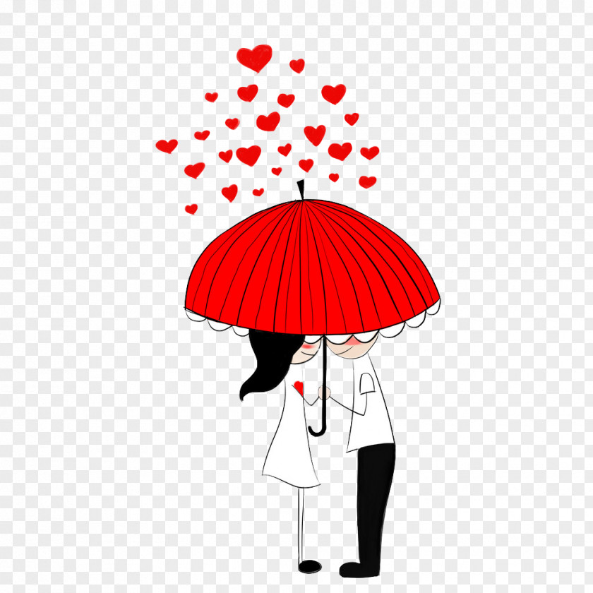 Romantic Couple Romance Illustration PNG