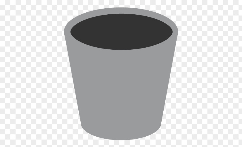Appicns Trash Empty Cylinder Angle Cup Flowerpot PNG