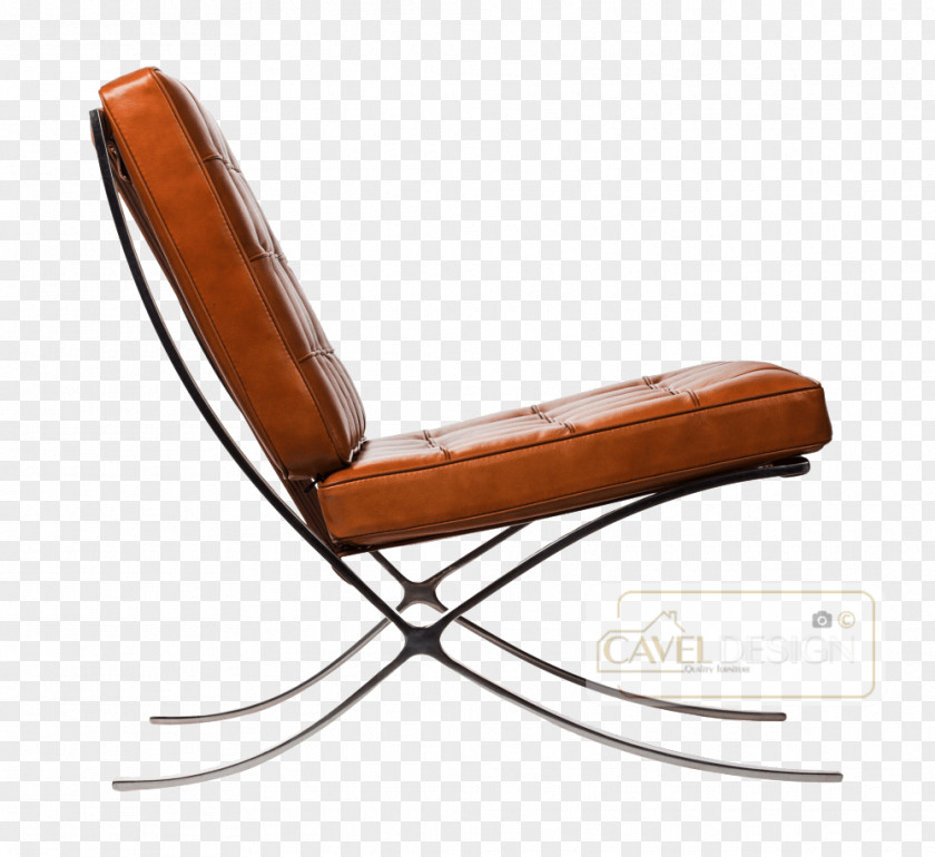 Barcelona Chair Angle PNG