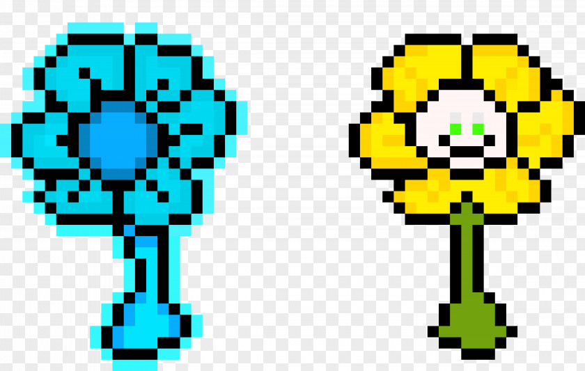 Pixel Art Realm Of The Mad God Flowey Flower PNG