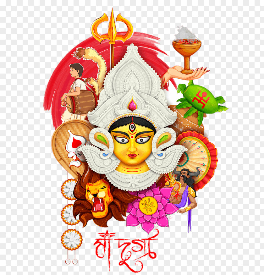 Asura Graphic Durga Puja Navaratri Lakshmi PNG