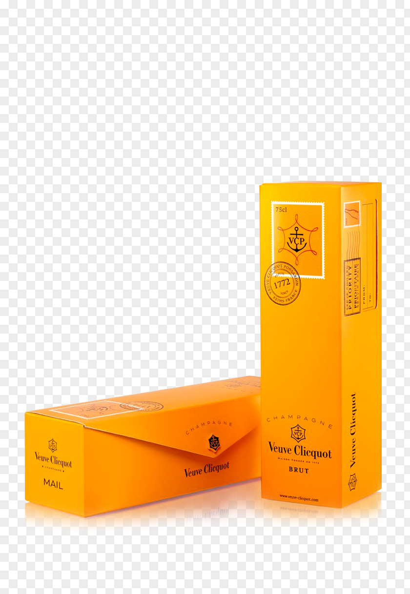 Champagne Veuve Clicquot Brand Wine Packaging And Labeling PNG