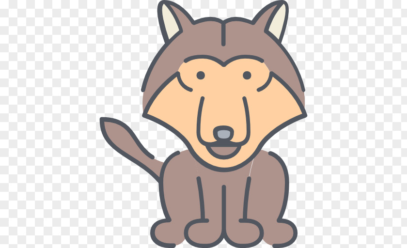 Coyote Icon Adobe Illustrator PNG