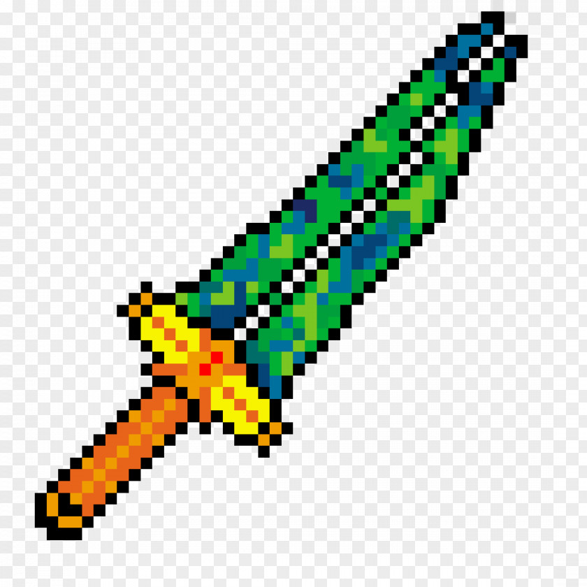 Minecraft Terraria Ranged Weapon Sword PNG