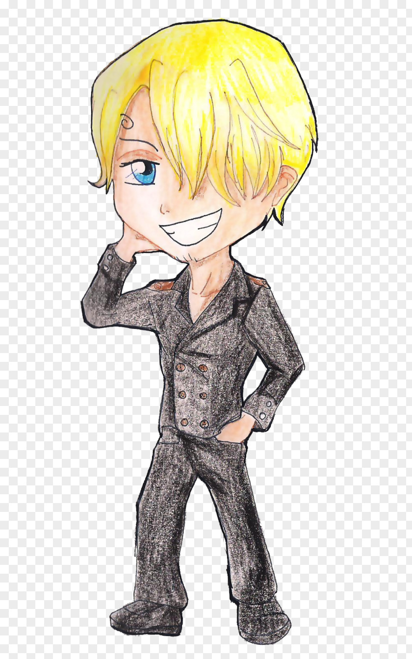 One Piece Sanji Homo Sapiens Boy Toddler Sketch PNG