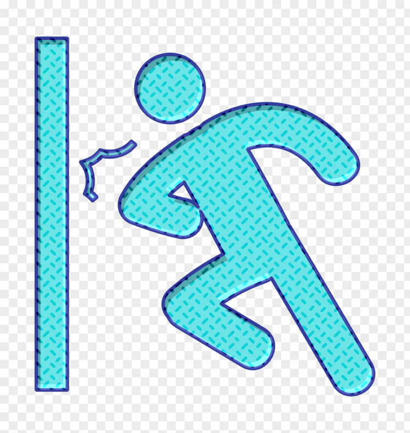 People Icon Man Pushing A Door With His Body Humans 2 PNG