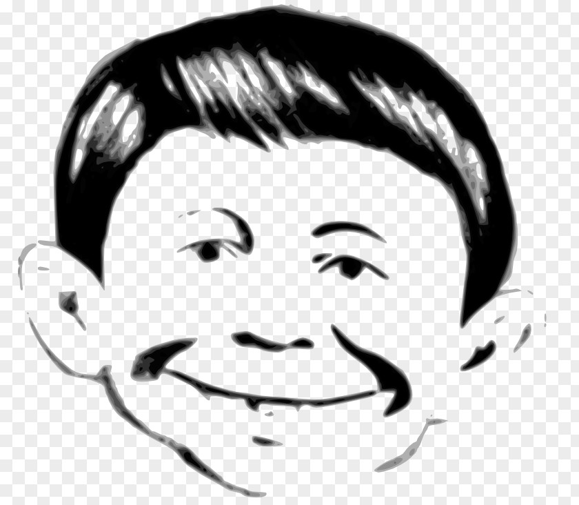 Pictures Of A Mad Face Alfred E. Neuman Clip Art PNG