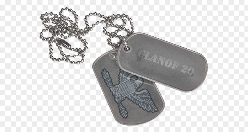 Soldier Dog Tag United States Military Chain PNG