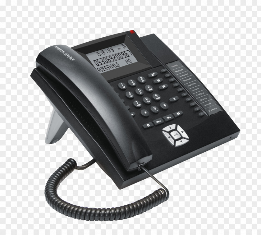 Analogue Voice Over IP Auerswald COMfortel 1200 VoIP Phone Telephone PNG