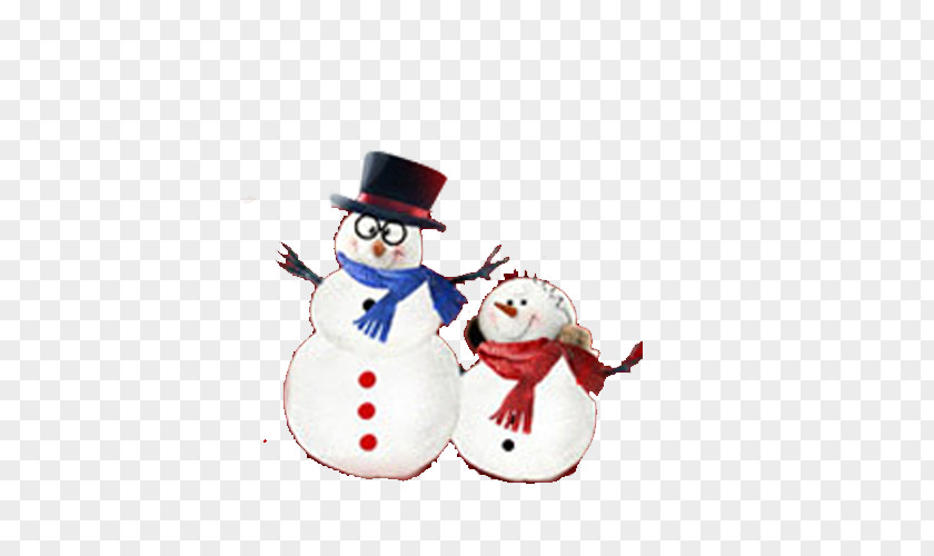 Creative Christmas Snowman PNG