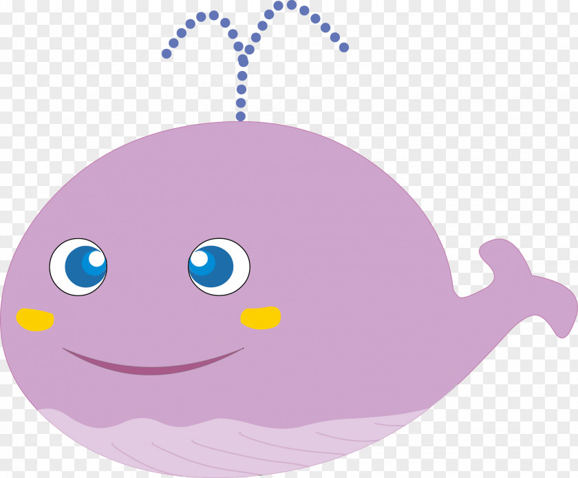 Cute Little Cartoon Dolphin PNG