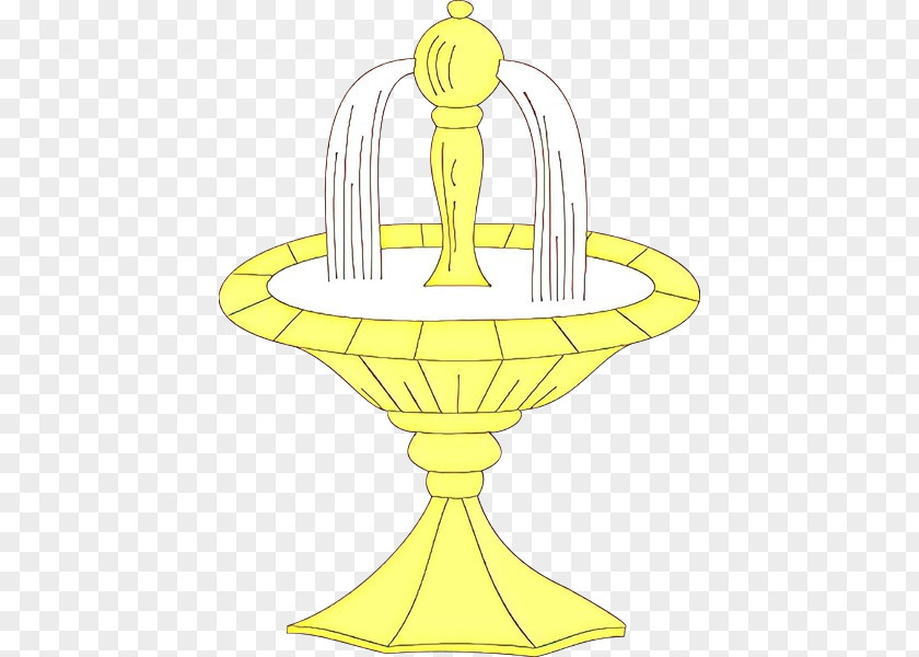 Yellow Candle Holder PNG