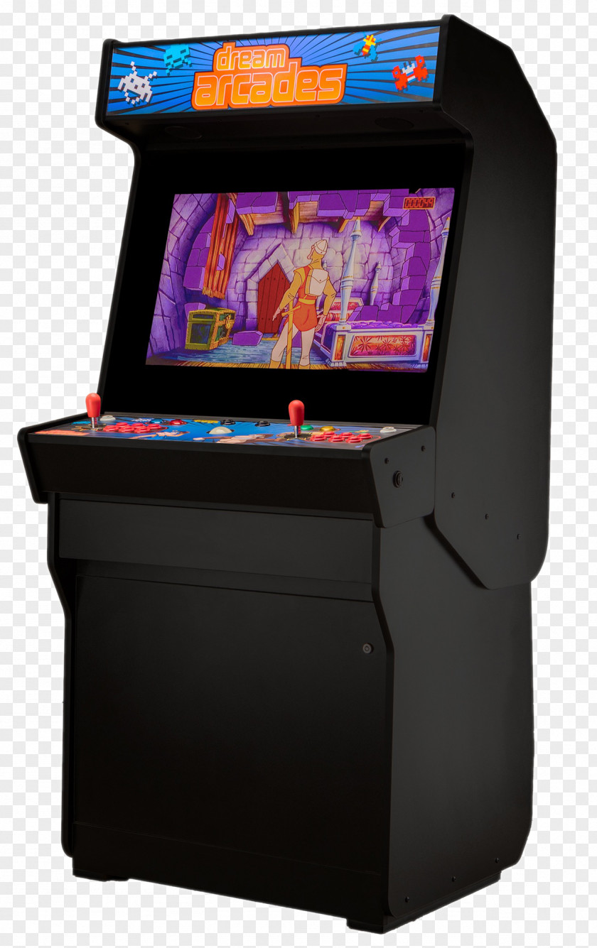 Arcade Cabinet Galaga Tempest Breakout Gauntlet PNG