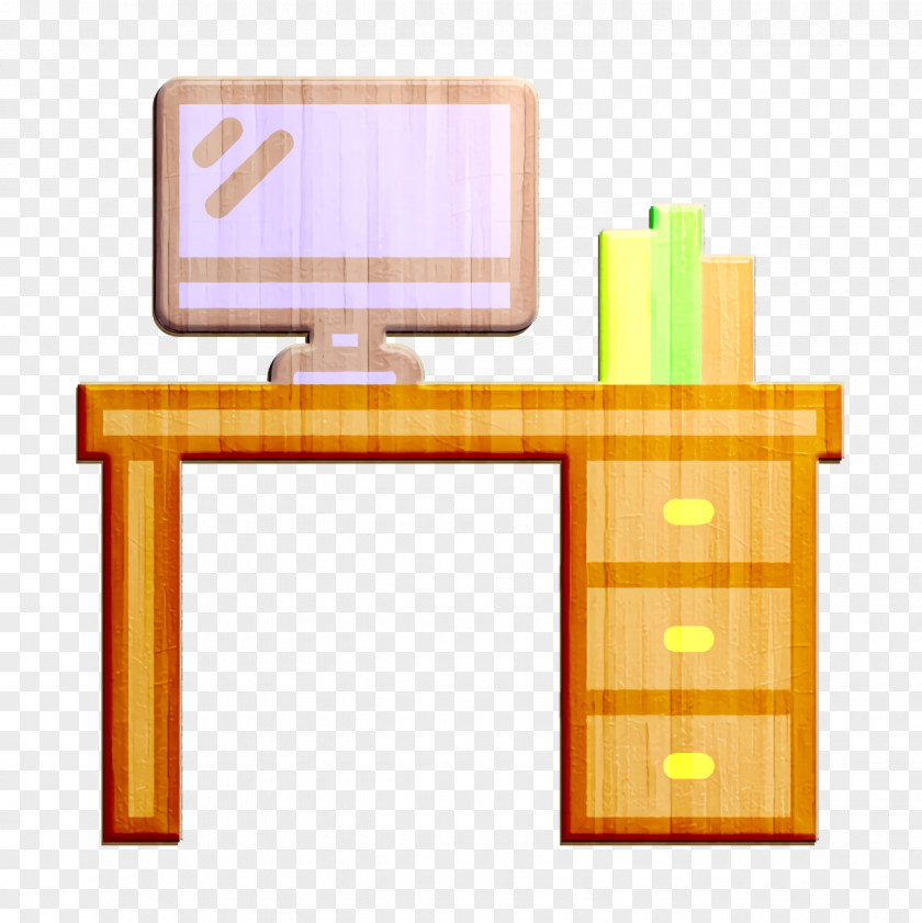 Desk Icon Office Elements PNG