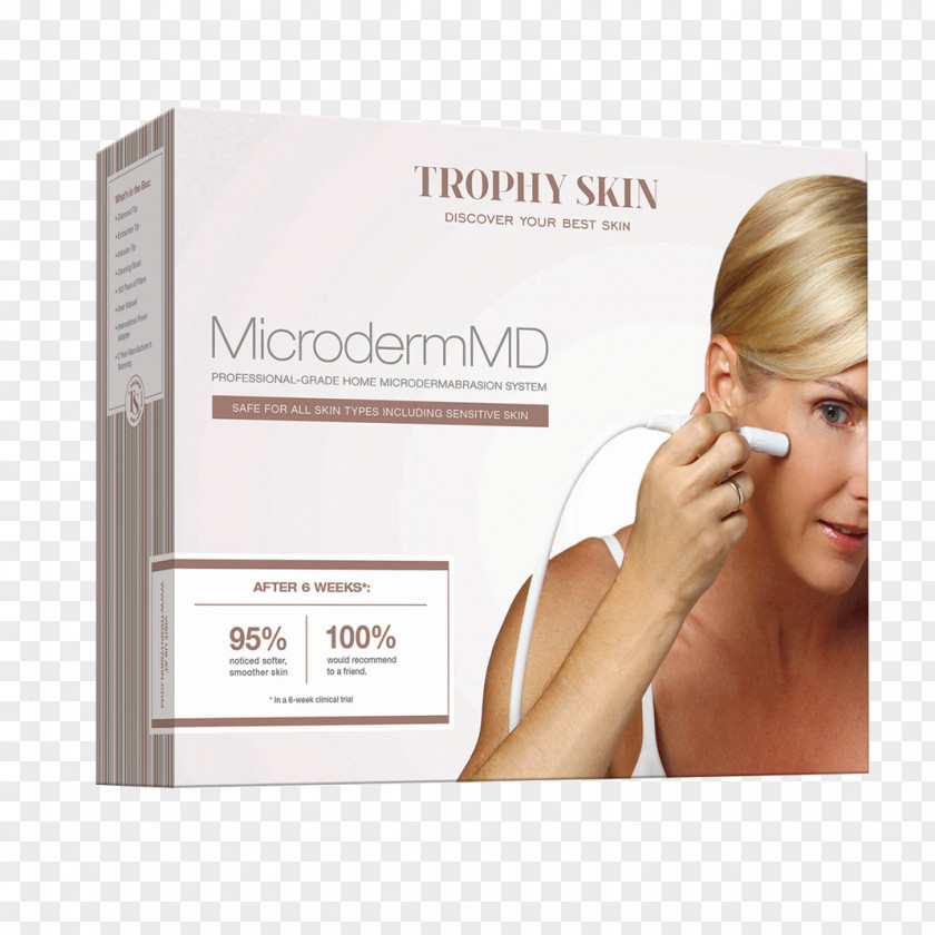 Face Trophy Skin MicrodermMD Home Microdermabrasion Machine Microderm MD Professional System PNG