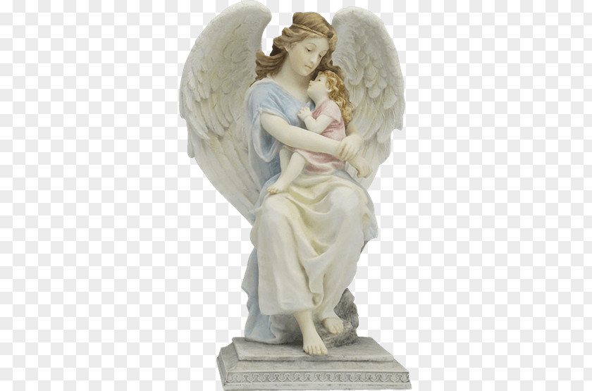 Angel Guardian Statue Angels Figurine PNG