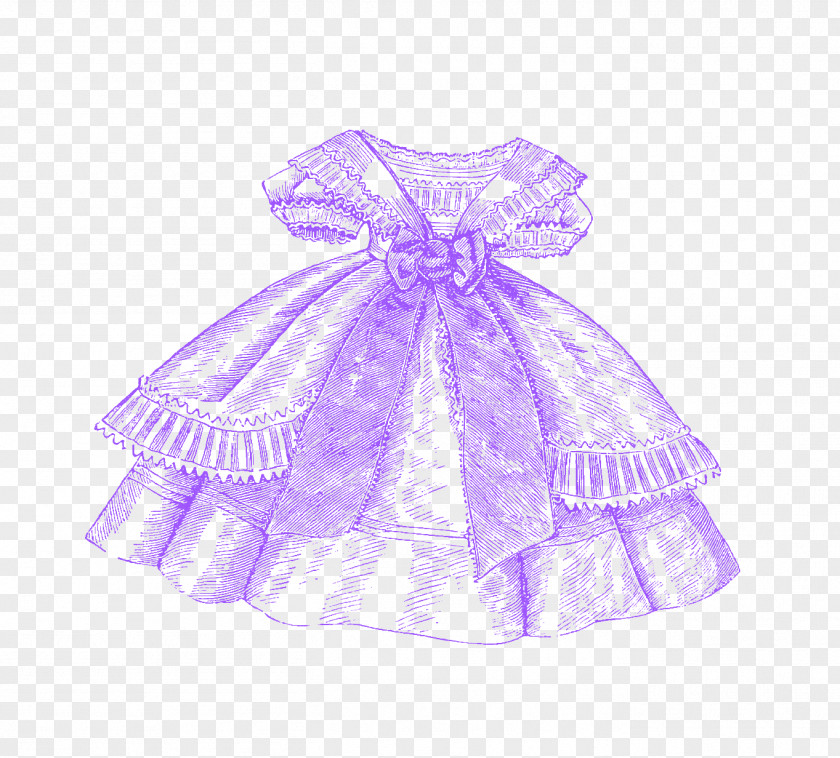 Cloth Dress Fashion Purple Clip Art PNG