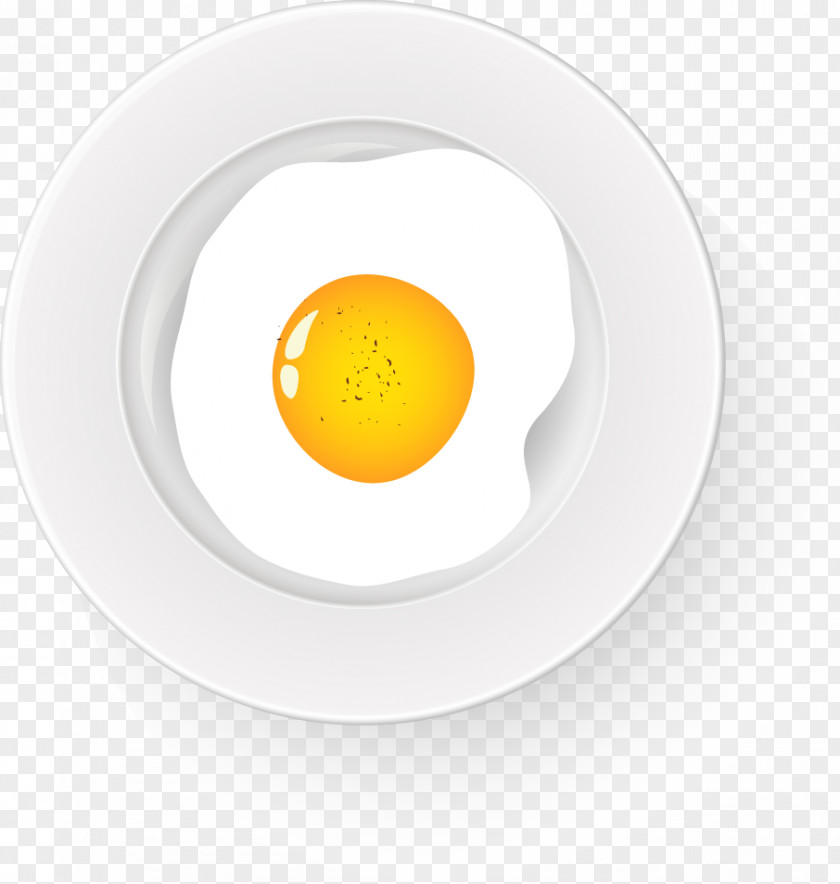 Delicious Eggs Vector Material Circle Font PNG