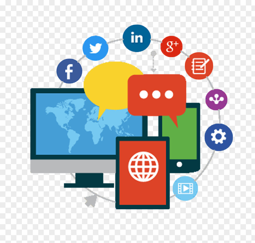 Social Media Marketing Digital Business PNG