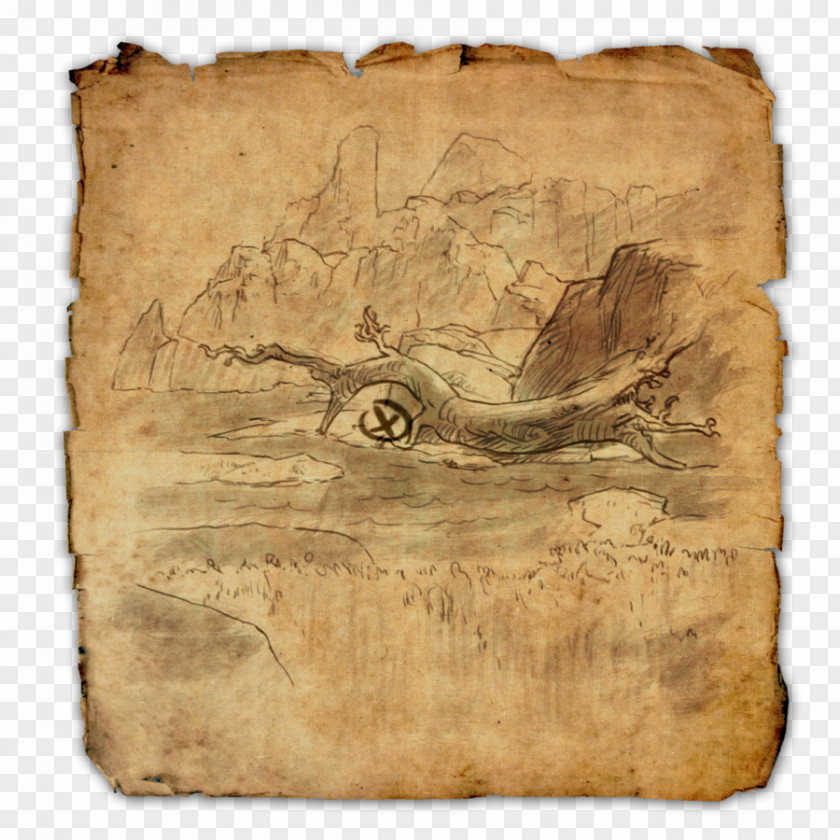Treasure Map The Elder Scrolls Online Buried PNG