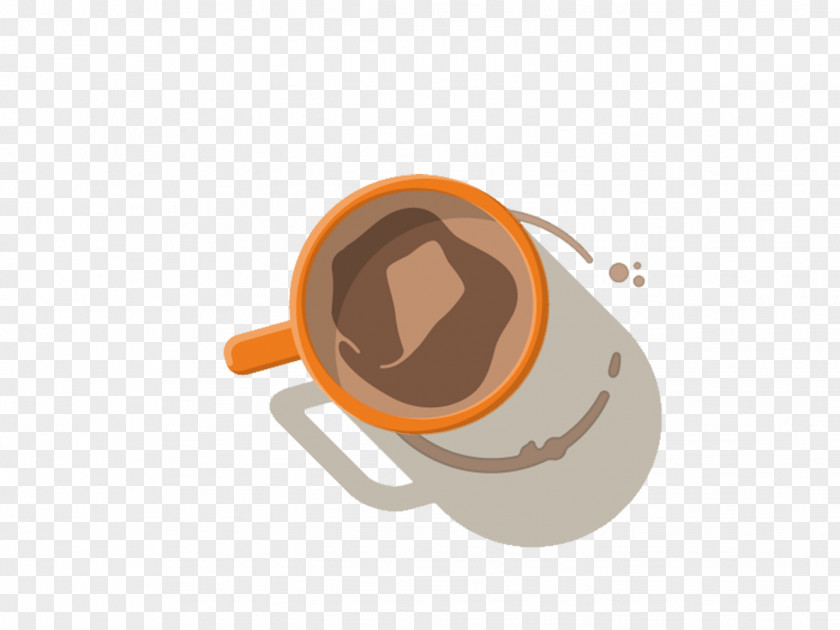 Casual Coffee Illustration Material PNG