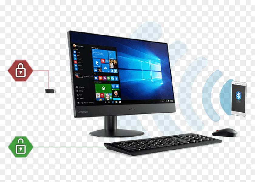 Computer Lenovo V510z 10nq All-in-One Intel Core I5 Desktop Computers PNG