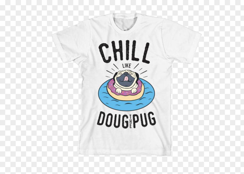 Doug Pug Mug T-shirt Sleeve Logo Outerwear PNG