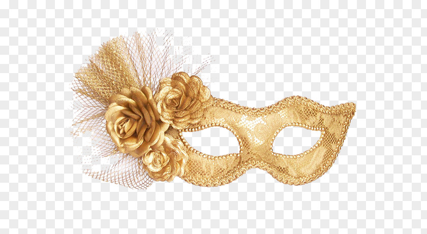 Mask Masquerade Ball Gold Harlequin Costume PNG