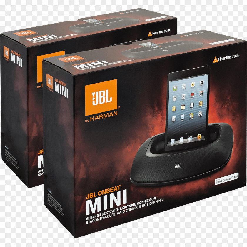 Lightning Box IPad Mini Loudspeaker Dock JBL OnBeat Micro PNG