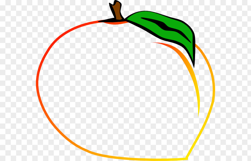 Peach Branch Circle Area Tree Clip Art PNG