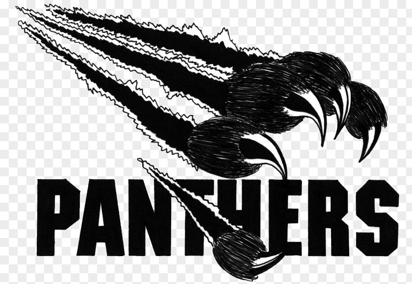 Spoiler Outline Logo Thonon Black Panthers American Football Carolina PNG