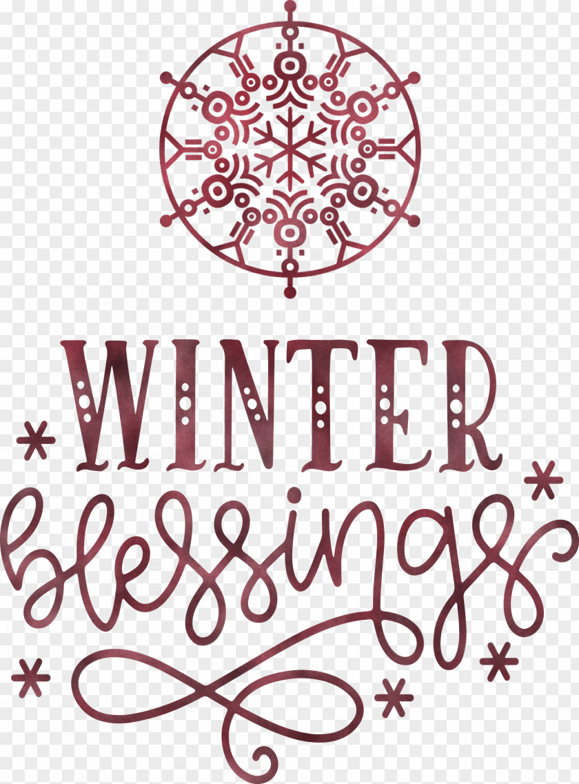 Winter Blessings PNG