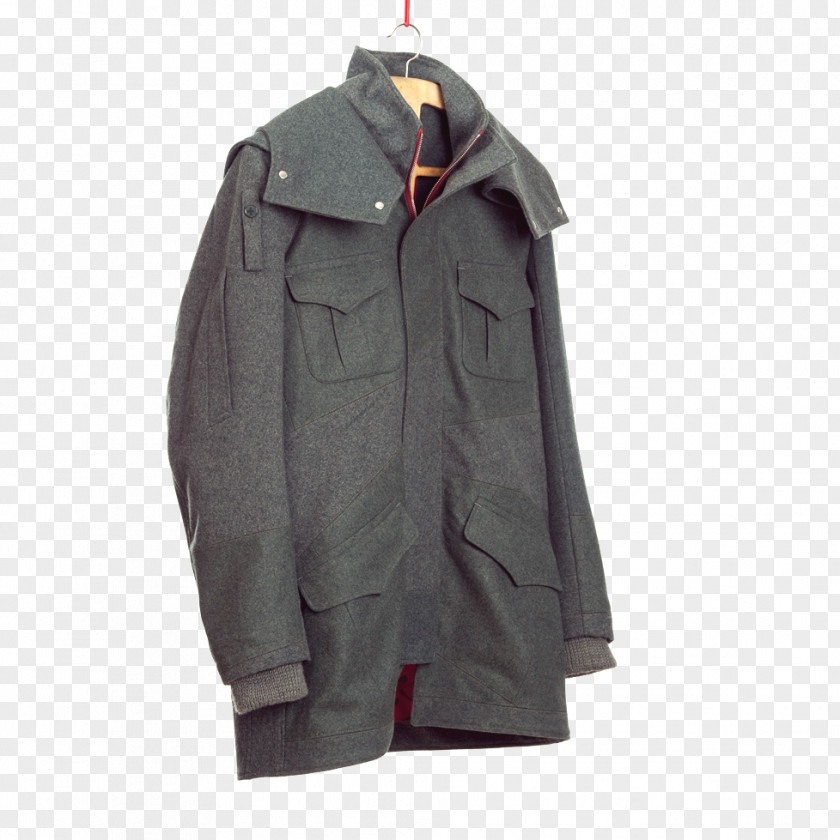 British Thermal Unit Jacket Coat Hood Sleeve Grey PNG