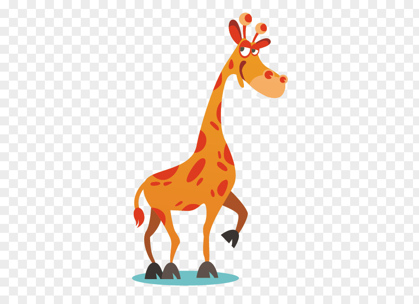 Giraffe Cartoon Drawing Animal PNG