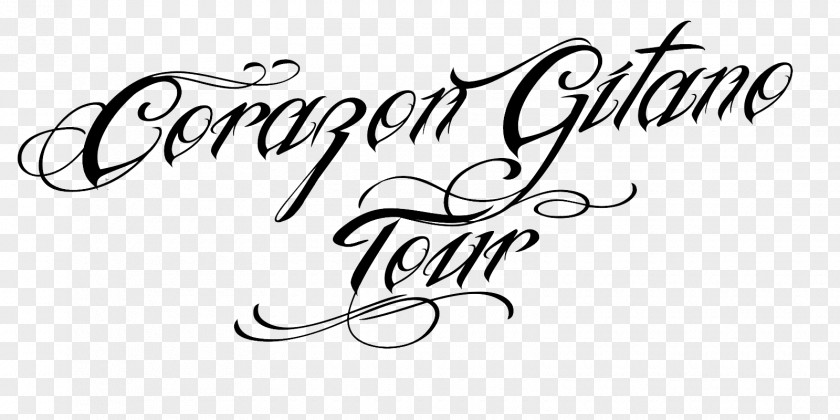 Gypsy Heart Tour Logo Text Poster Font PNG