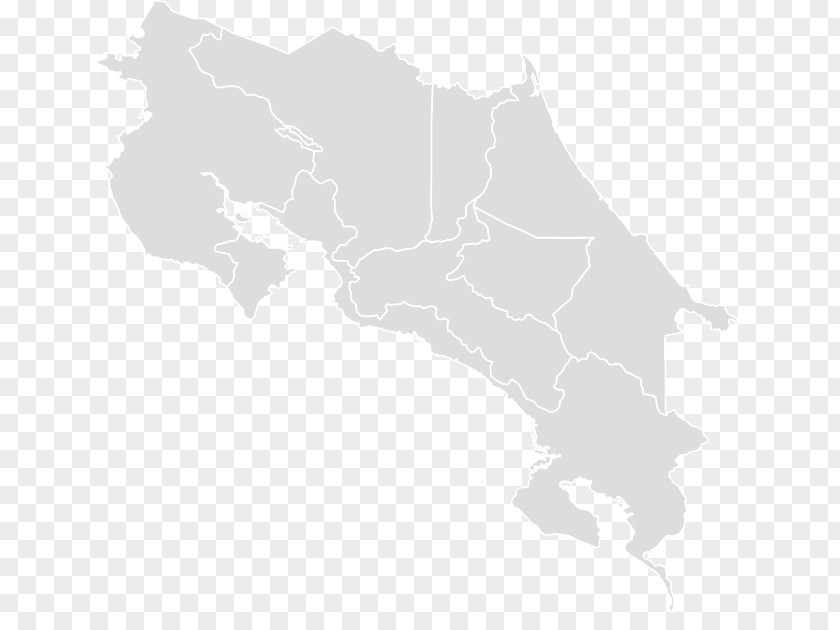 Map Costa Rica PNG