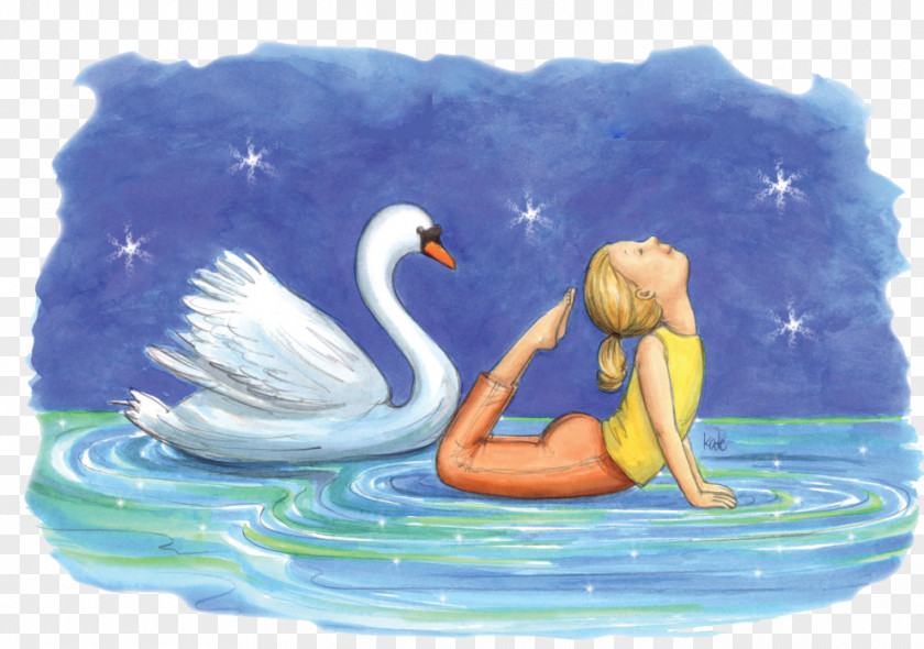 Yoga Cygnini Meditation Duck Child PNG