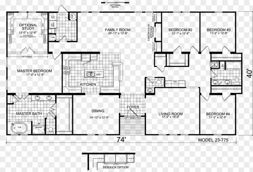 Cassava Mobile Home House Manufactured Housing Floor Plan Prefabricated PNG