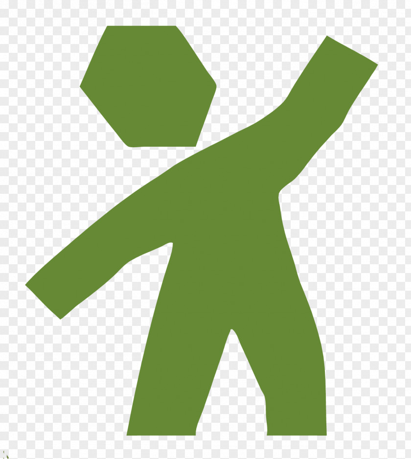 Design Logo Green Human Behavior Font PNG
