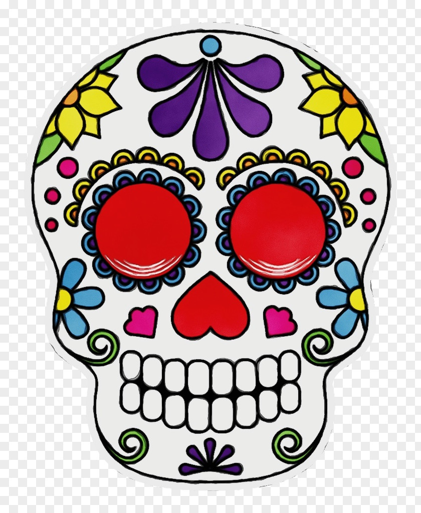 Head Bone Skull Circle Magenta PNG