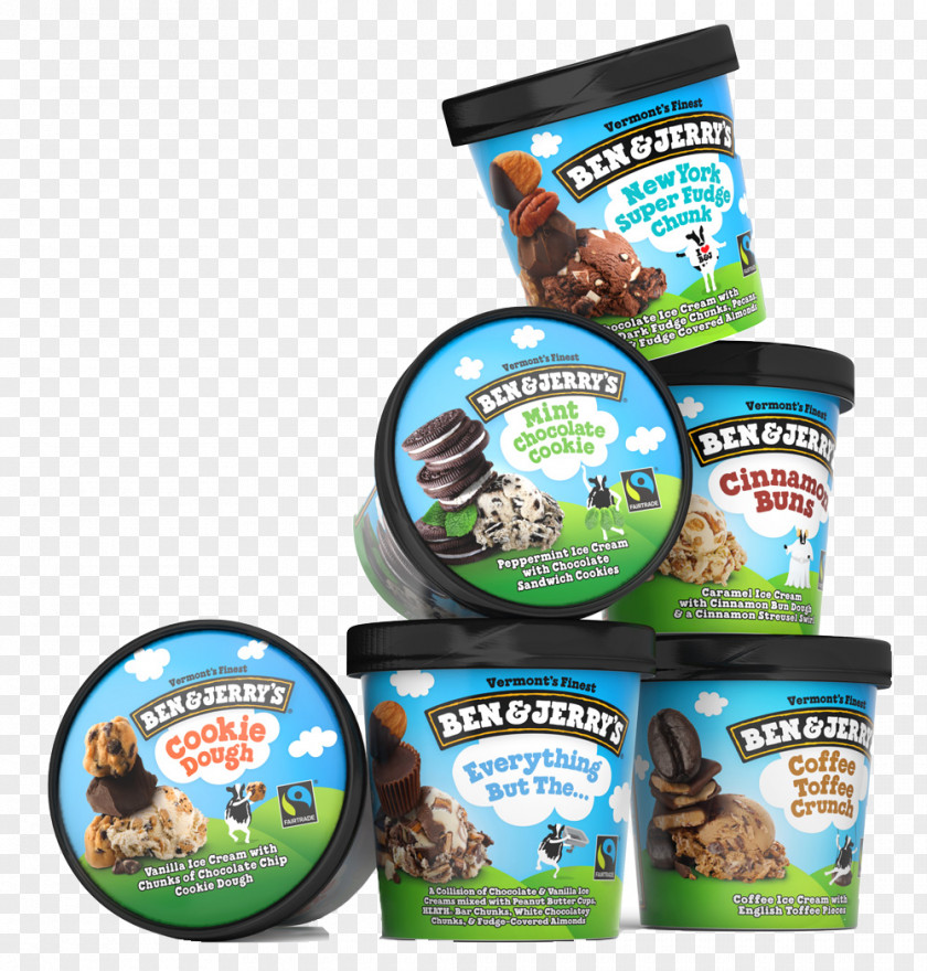 Ice Cream Ben & Jerry's Brand Packaging And Labeling Flavor PNG