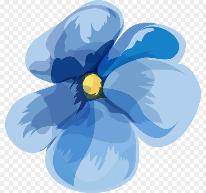 Violet Pansy Petal Clip Art PNG