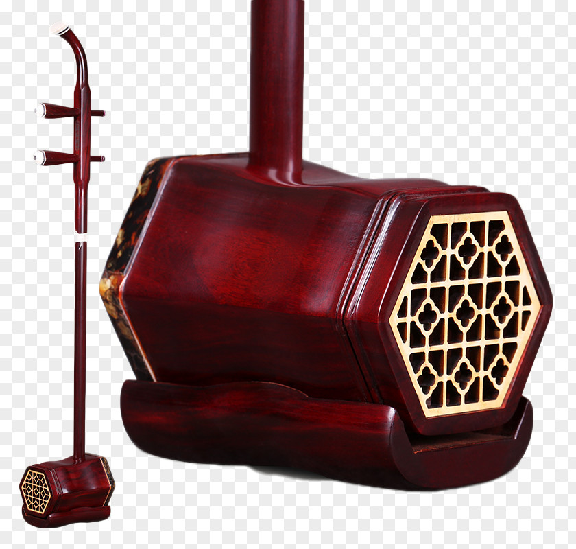 Africa Lobular Red Sandalwood Erhu Musical Instrument Violin String PNG