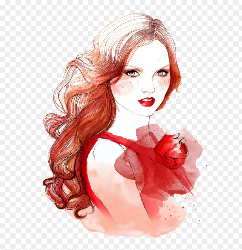 Cartoon Hair Style Fashion Illustration Drawing Hairstyle PNG