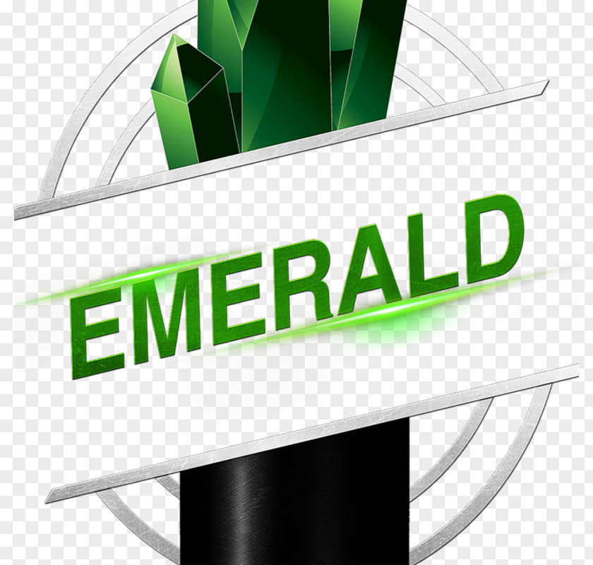 Emerald Logo Brand Product Design Font PNG