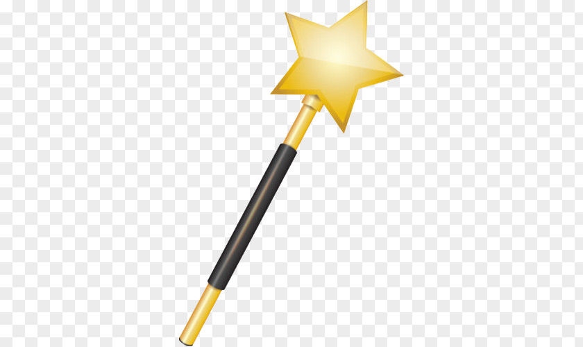 Gold Star Magic Wand PNG star magic wand clipart PNG