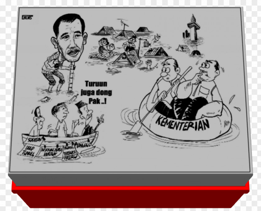Jokowi Cartoon Poster Recreation Brand PNG