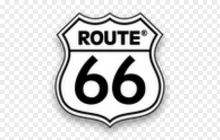 Road U.S. Route 66 Sign Sticker Logo PNG
