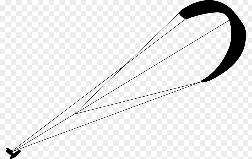 Kite Vector Kitesurfing Silhouette Clip Art PNG